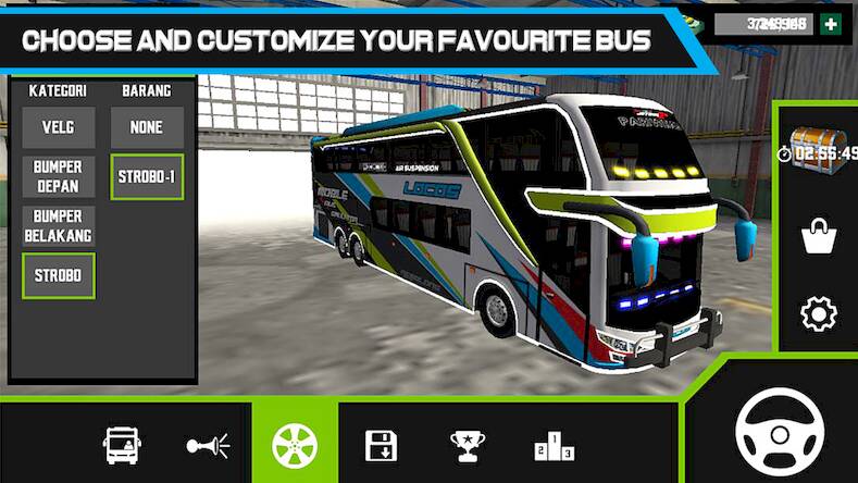 Скачать взломанную Mobile Bus Simulator [Много монет] MOD apk на Андроид