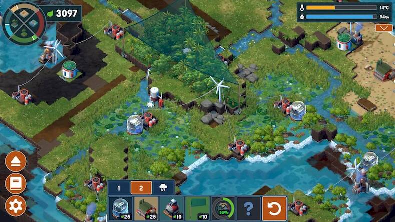 Скачать взломанную Terra Nil [Бесплатные покупки] MOD apk на Андроид