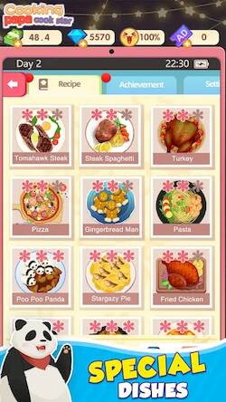 Скачать взломанную Cooking Papa:Cookstar [Много монет] MOD apk на Андроид