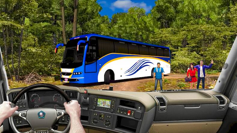 Скачать взломанную Hill Coach Bus Simulator 2023 [Мод меню] MOD apk на Андроид