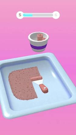 Скачать взломанную Ice Cream Roll [Много денег] MOD apk на Андроид