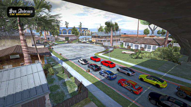 Скачать взломанную Car Simulator San Andreas [Много монет] MOD apk на Андроид