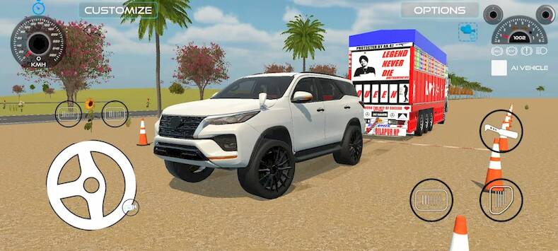 Скачать взломанную Indian Vehicles Simulator 3d [Мод меню] MOD apk на Андроид