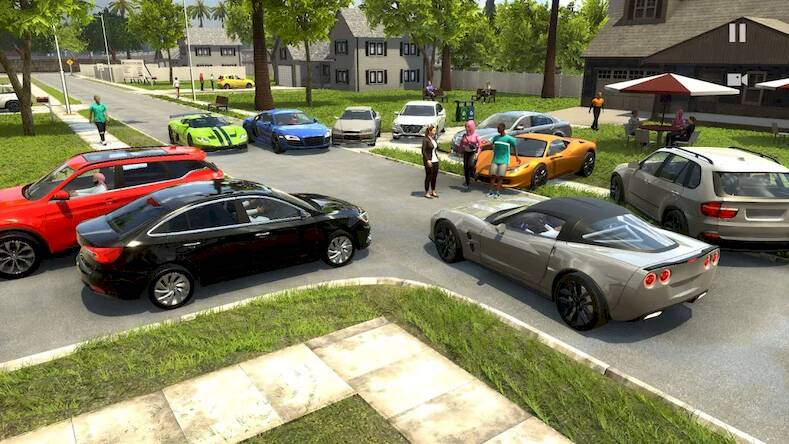 Скачать взломанную Стоянка автомобилей, Автошкола [Много денег] MOD apk на Андроид