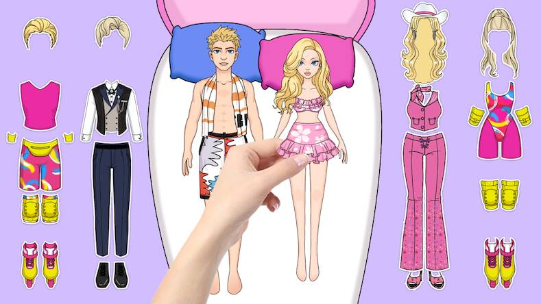 Скачать взломанную Magic Paper Doll: аниме макияж [Много денег] MOD apk на Андроид