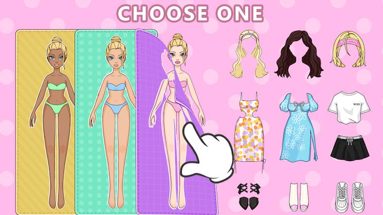 Скачать взломанную Magic Paper Doll: аниме макияж [Много денег] MOD apk на Андроид