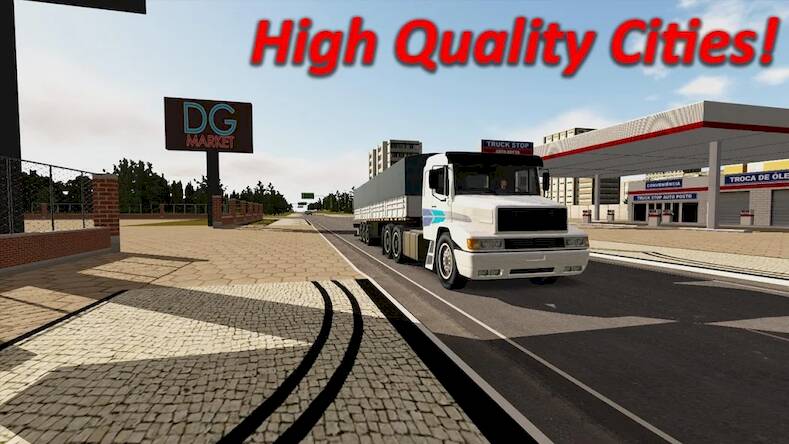 Скачать взломанную Heavy Truck Simulator [Бесплатные покупки] MOD apk на Андроид