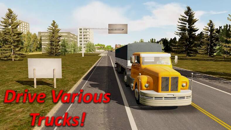 Скачать взломанную Heavy Truck Simulator [Бесплатные покупки] MOD apk на Андроид