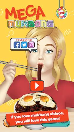 Скачать взломанную Mega Mukbang [Бесплатные покупки] MOD apk на Андроид