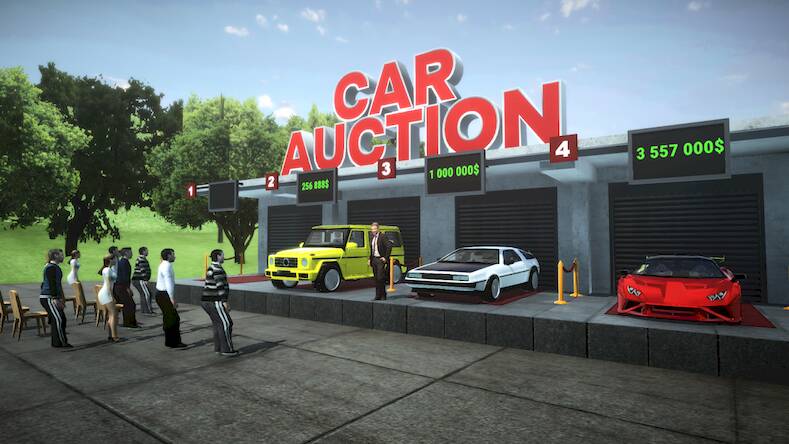 Скачать взломанную Car For Trade: Saler Simulator [Бесплатные покупки] MOD apk на Андроид