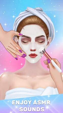 Скачать взломанную Makeover salon: Makeup ASMR [Много денег] MOD apk на Андроид