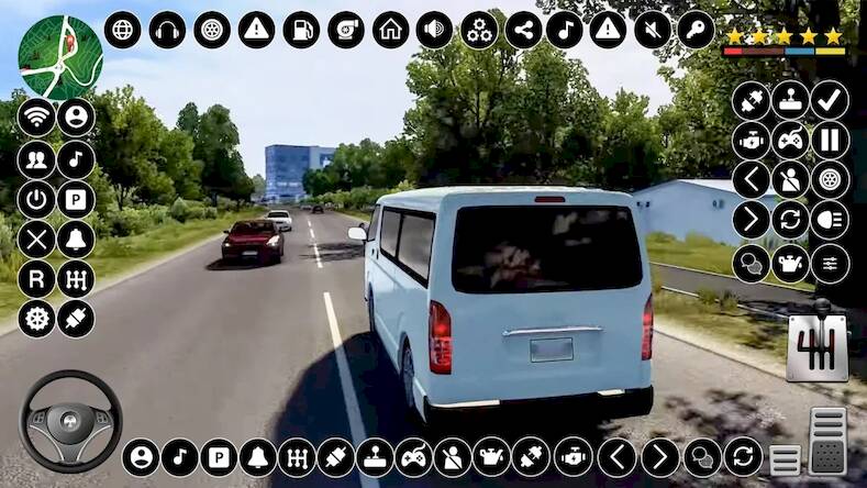 Скачать взломанную Car Games Dubai Van Simulator [Мод меню] MOD apk на Андроид
