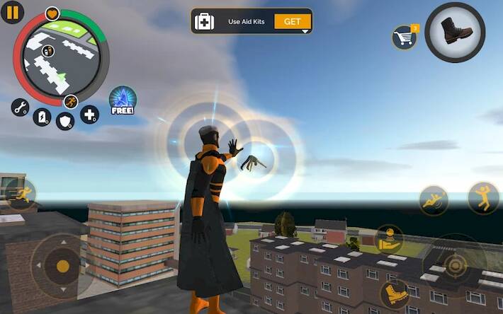 Скачать взломанную Naxeex Superhero [Много монет] MOD apk на Андроид