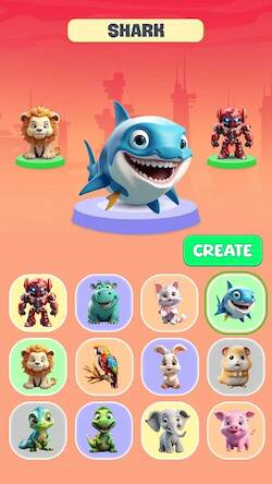 Скачать взломанную AI Mix Animal [Много денег] MOD apk на Андроид