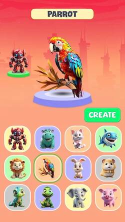 Скачать взломанную AI Mix Animal [Много денег] MOD apk на Андроид