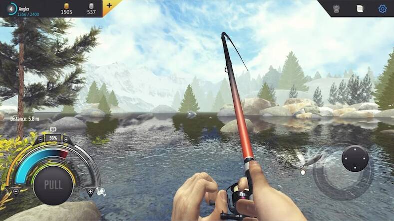 Скачать взломанную Professional Fishing [Много монет] MOD apk на Андроид