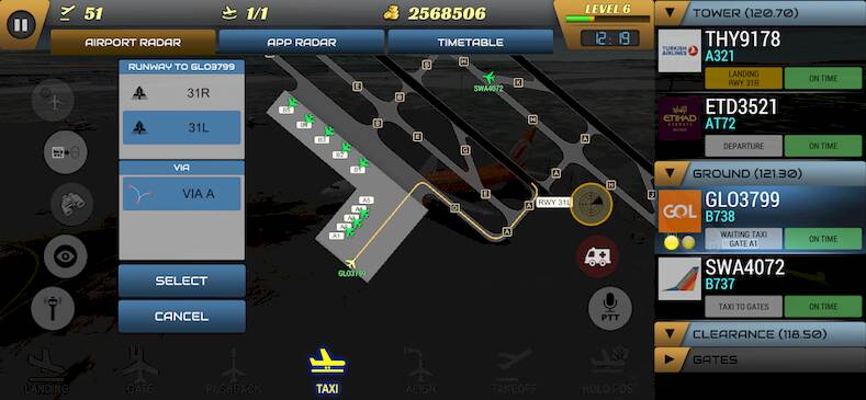 Скачать взломанную Unmatched Air Traffic Control [Мод меню] MOD apk на Андроид
