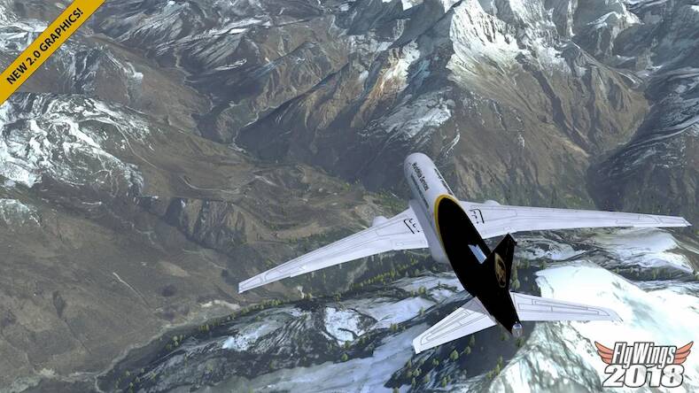 Скачать взломанную Flight Simulator 2018 FlyWings [Мод меню] MOD apk на Андроид