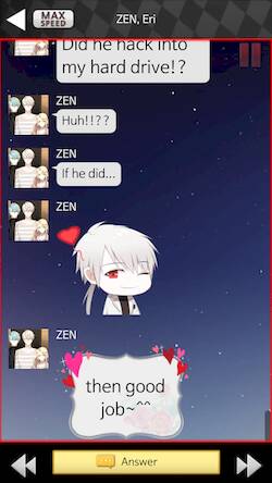 Скачать взломанную Mystic Messenger [Мод меню] MOD apk на Андроид
