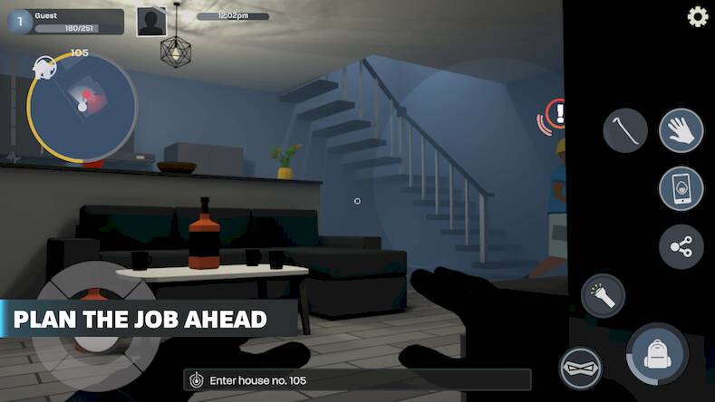 Скачать взломанную Thief Simulator: Sneak & Steal [Бесплатные покупки] MOD apk на Андроид