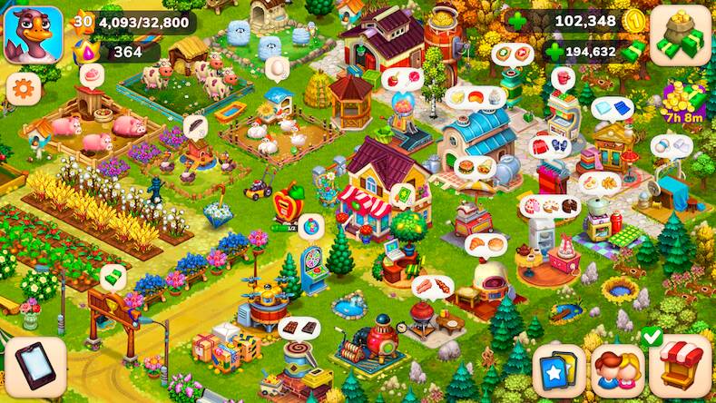 Скачать взломанную Farmington  [Много монет] MOD apk на Андроид