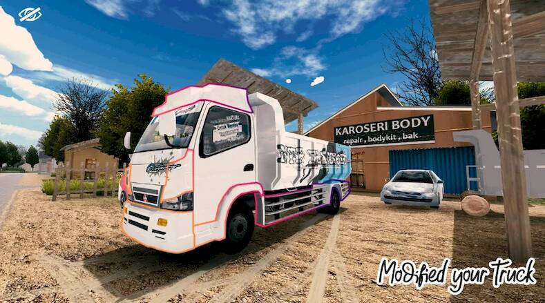 Скачать взломанную ES Truck Simulator ID [Много денег] MOD apk на Андроид