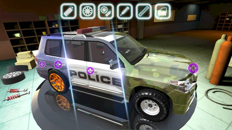 Скачать взломанную Offroad Cruiser Simulator [Бесплатные покупки] MOD apk на Андроид