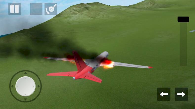 Скачать взломанную Plane Crash: Flight Simulator [Много монет] MOD apk на Андроид
