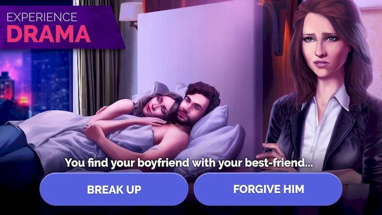 Скачать взломанную Linda Brown: Interactive Story [Бесплатные покупки] MOD apk на Андроид