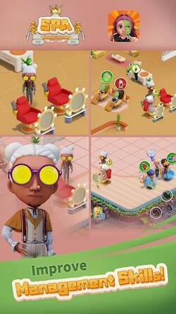Скачать взломанную Spa Empire Tycoon: ASMR Salon [Мод меню] MOD apk на Андроид