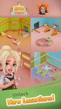 Скачать взломанную Spa Empire Tycoon: ASMR Salon [Мод меню] MOD apk на Андроид