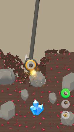 Скачать взломанную Drill and Collect - Idle Miner [Бесплатные покупки] MOD apk на Андроид