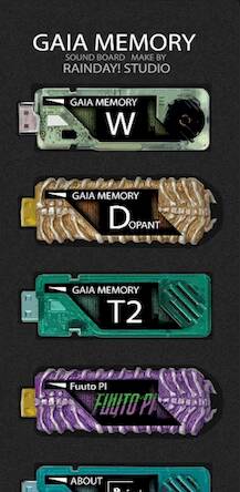 Скачать взломанную Gaia Memory W Fuuto [Много монет] MOD apk на Андроид