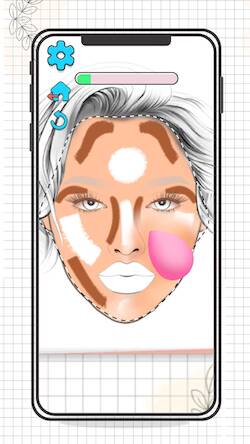 Скачать взломанную Face Chart - Makeup Guru [Мод меню] MOD apk на Андроид