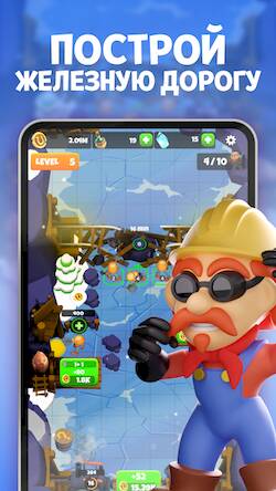 Скачать взломанную Miners Day: idle merge [Мод меню] MOD apk на Андроид