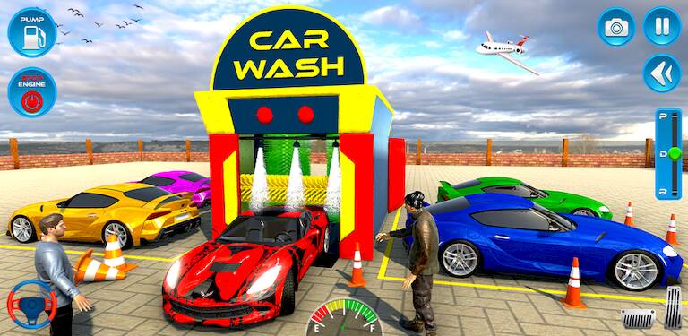 Скачать взломанную Автомойка: Парковка 3D Игры [Много монет] MOD apk на Андроид