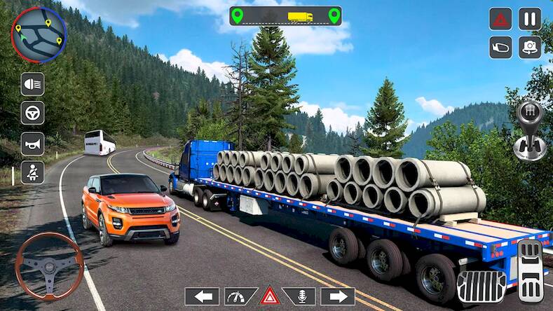 Скачать взломанную Cargo Truck Driving Sim Games [Мод меню] MOD apk на Андроид