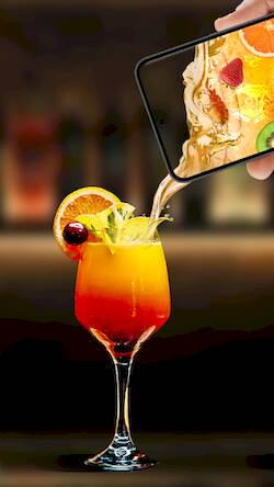 Скачать взломанную Cocktail Mixer DIY Simulation [Много монет] MOD apk на Андроид