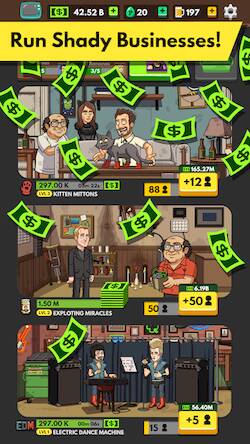 Скачать взломанную Always Sunny: Gang Goes Mobile [Бесплатные покупки] MOD apk на Андроид
