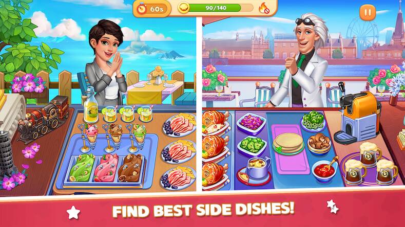 Скачать взломанную Mary's Cooking - Master Chef [Бесплатные покупки] MOD apk на Андроид