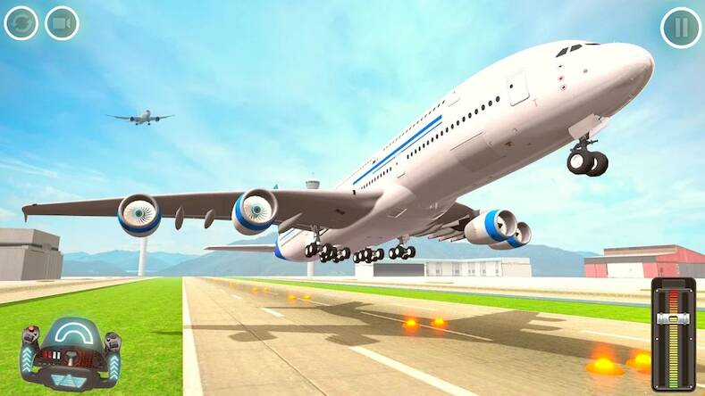 Скачать взломанную Flight Simulator-Pilot Plane X [Мод меню] MOD apk на Андроид