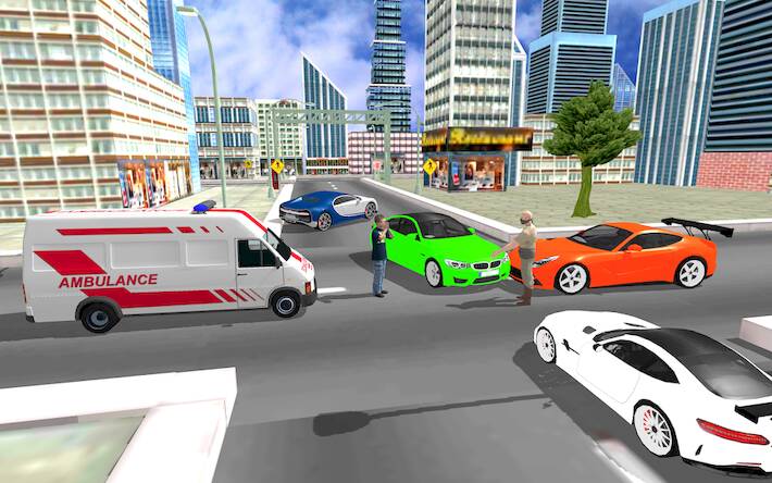 Скачать взломанную В Город Скорая помощь Игры [Много денег] MOD apk на Андроид