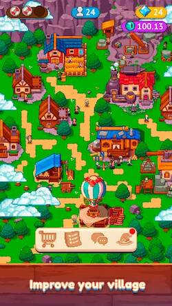 Скачать взломанную Idle Town Master [Много монет] MOD apk на Андроид