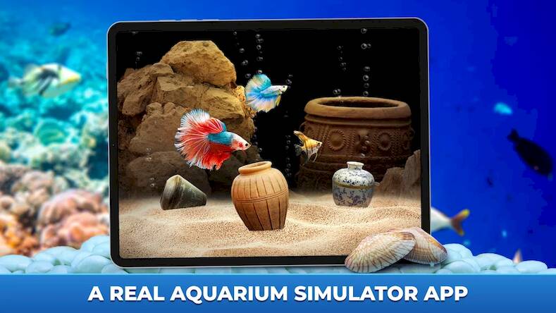 Скачать взломанную Fish Tank Clean: Aquarium Sim [Много монет] MOD apk на Андроид