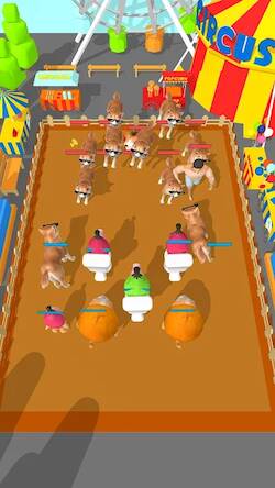 Скачать взломанную Merge Monster Battle Fight [Бесплатные покупки] MOD apk на Андроид