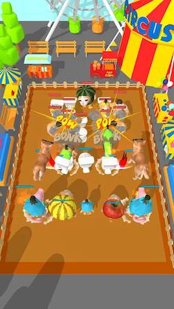 Скачать взломанную Merge Monster Battle Fight [Бесплатные покупки] MOD apk на Андроид