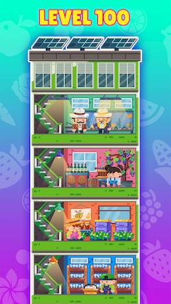 Скачать взломанную Idle Farm Clicker Tycoon Game [Бесплатные покупки] MOD apk на Андроид