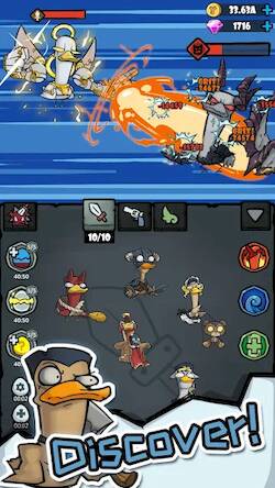 Скачать взломанную Слияние утки - Merge Duck [Много монет] MOD apk на Андроид