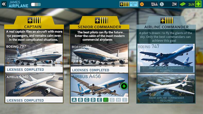 Скачать взломанную самолёт симулятор 2023 [Много денег] MOD apk на Андроид