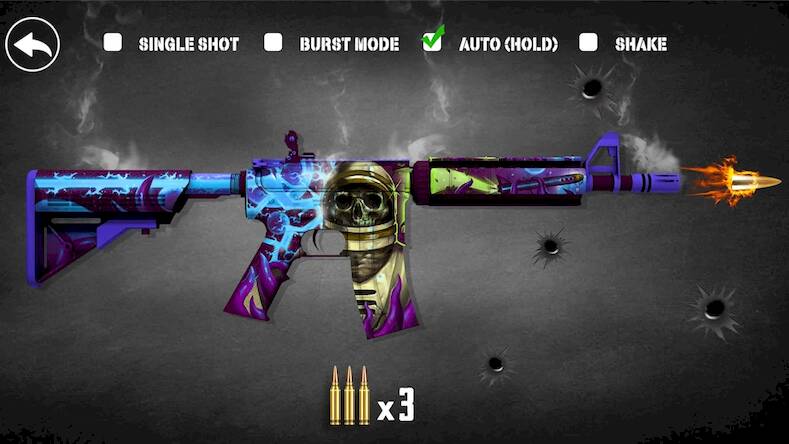 Скачать взломанную Taser Gun Prank: Gun Simulator [Бесплатные покупки] MOD apk на Андроид